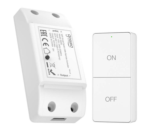 Gosund Inteligentny przełącznik 10A WiFi SW20 + Pilot - 1308815 - zdjęcie